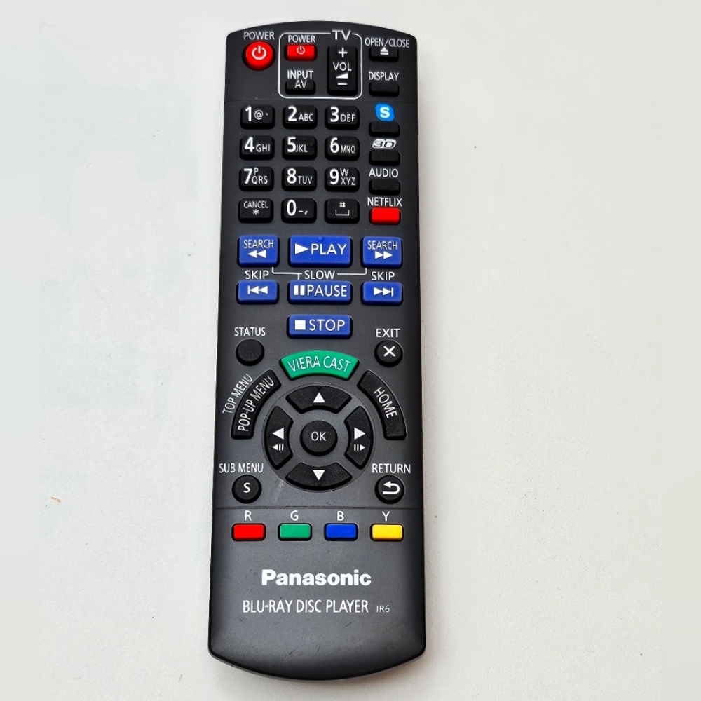 Panasonic IR6 Remote for Blu-Ray Disc Player - Not Tested